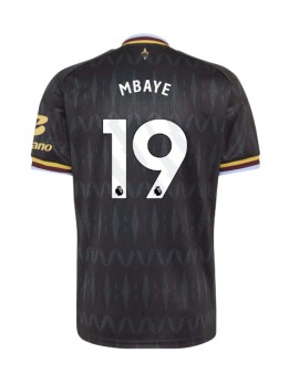Aston Villa Ibrahim Mbaye #19 Replika Borta Kläder 2026-27 Kortärmad Aston Villa Ibrahim Mbaye #19 Replika Borta Kläder 2026-27 Kortärmad